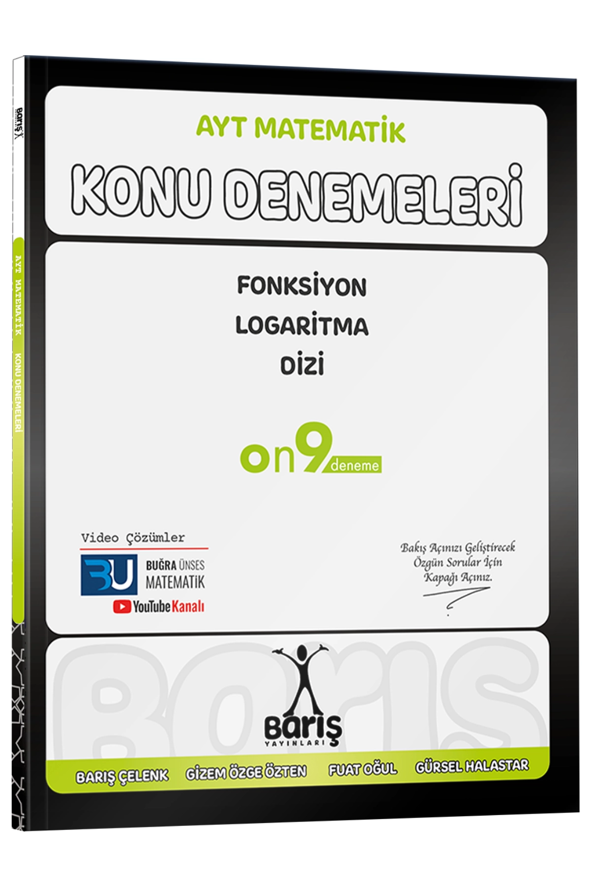 KR AKADEMİ Barış Yayınları AYT Matematik Fonksiyon Logaritma Dizi Konu Denemeleri