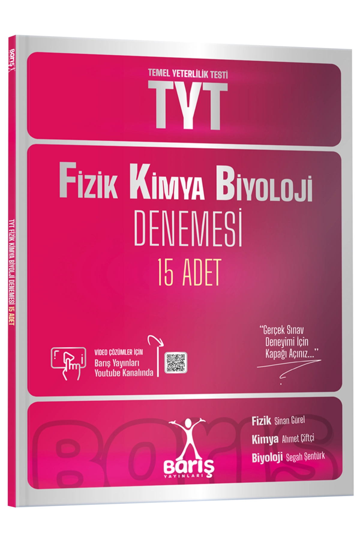 KR AKADEMİ Barış Yayınları TYT Fizik Kimya Biyoloji FKB Denemesi 15 Adet