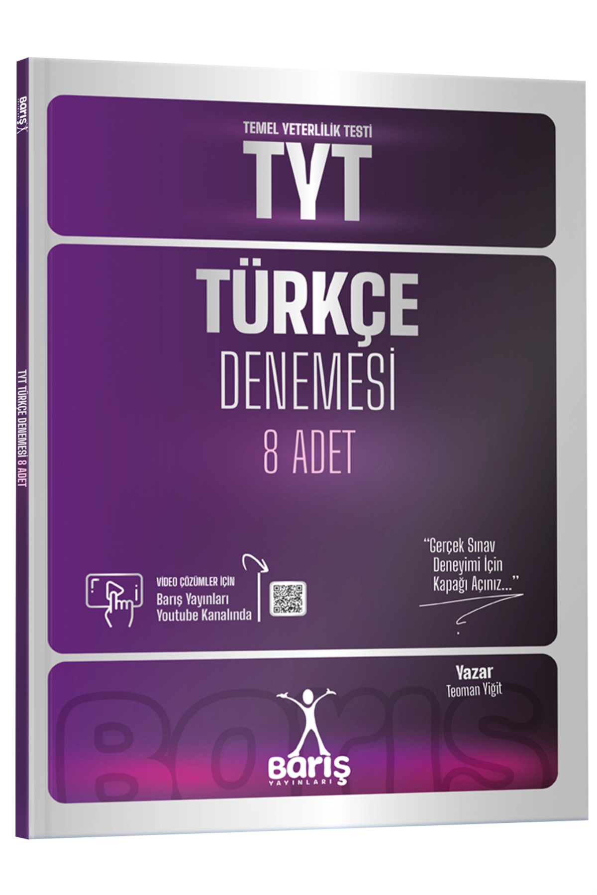 KR AKADEMİ Barış Yayınları TYT Türkçe Denemesi 8 Adet
