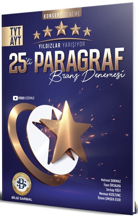 YILDIZLAR YARŞ.TYT AYT DNM 25Lİ PARAGRAF - 24-25