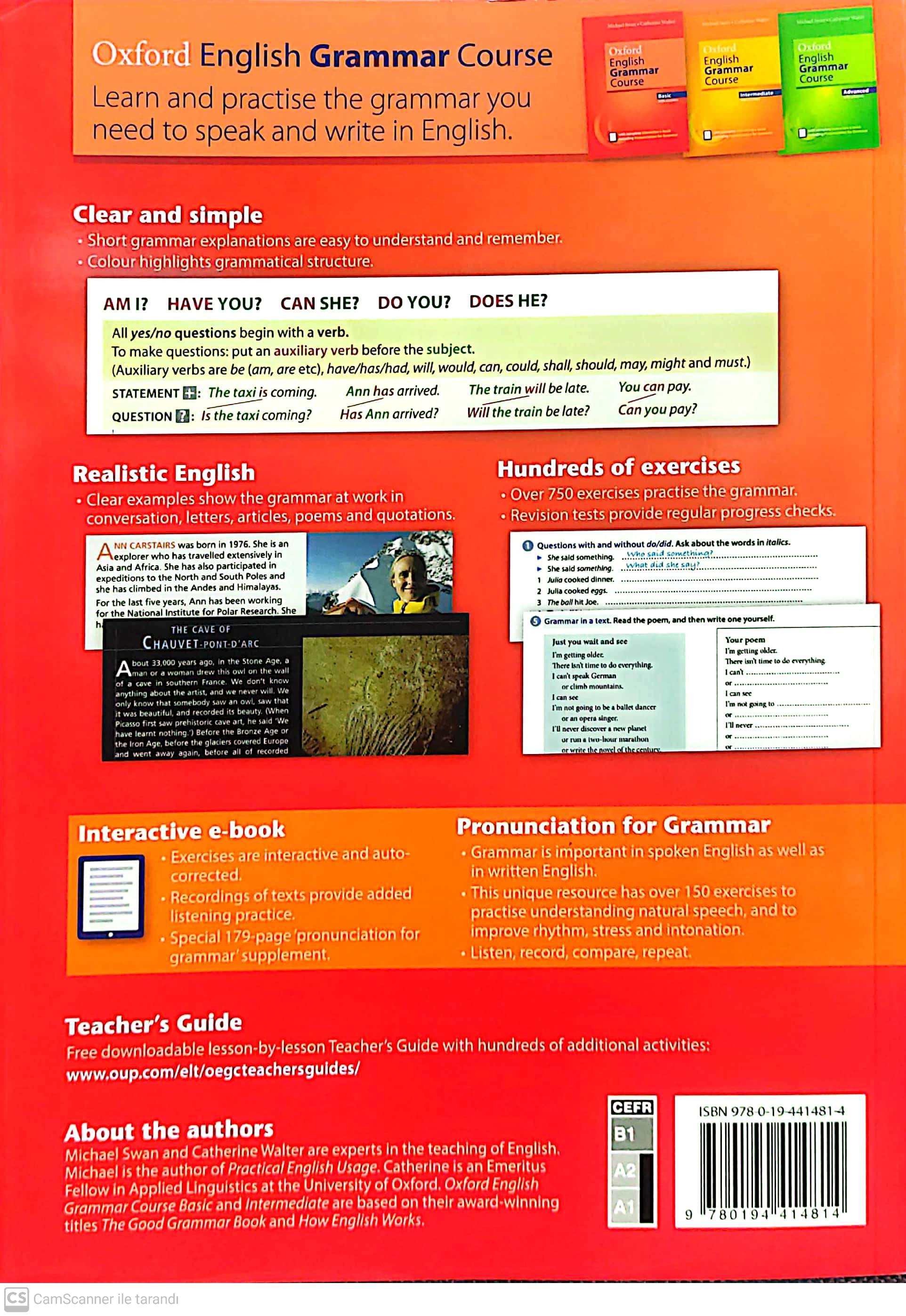 Oxford English Grammar Course Basic Student’s Book with Key. Revised Edition.