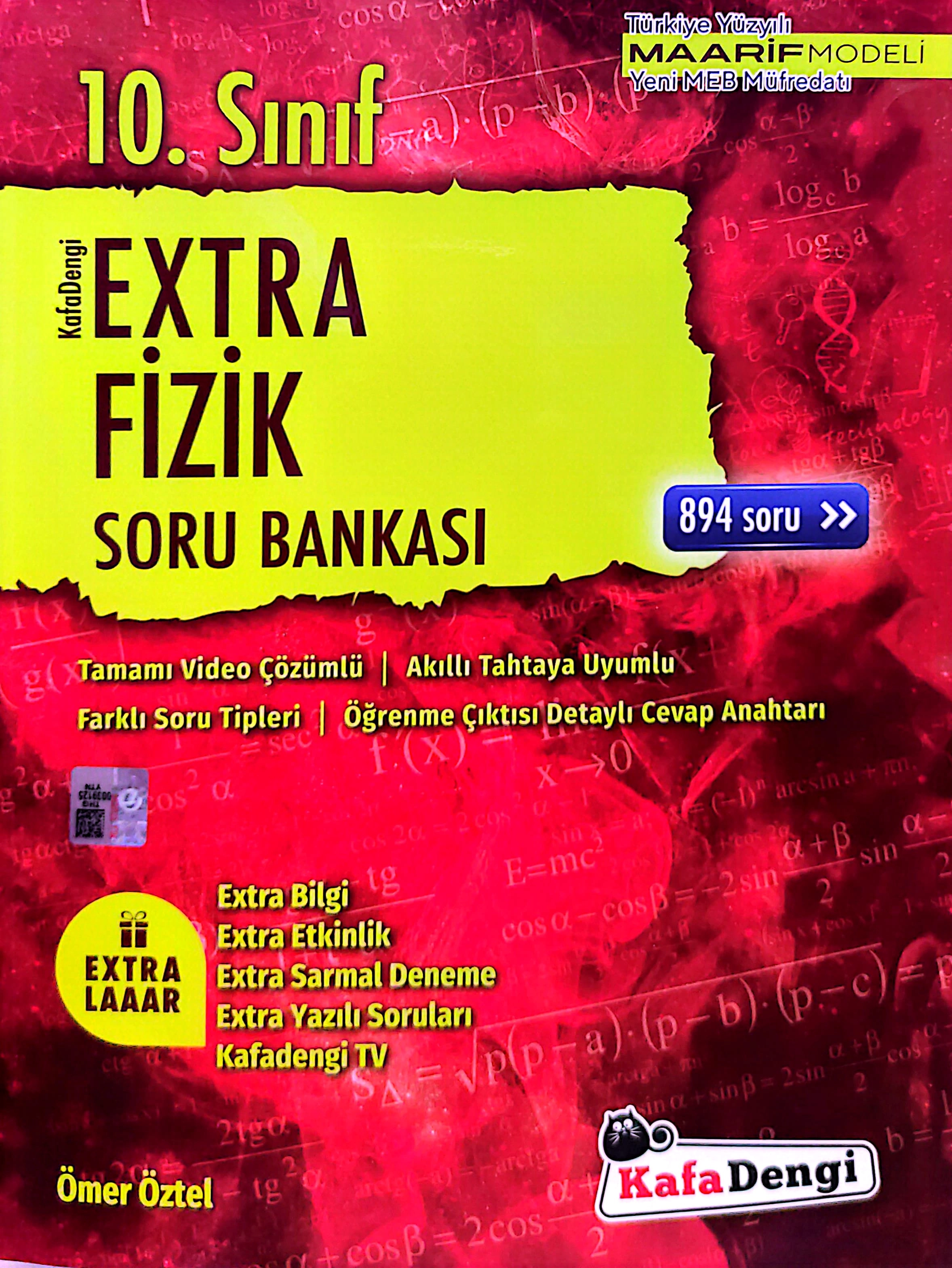 Kafa Dengi 10.Sınıf Extra Fizik Soru Bankası 2025-26 YENİ MÜFREDAT