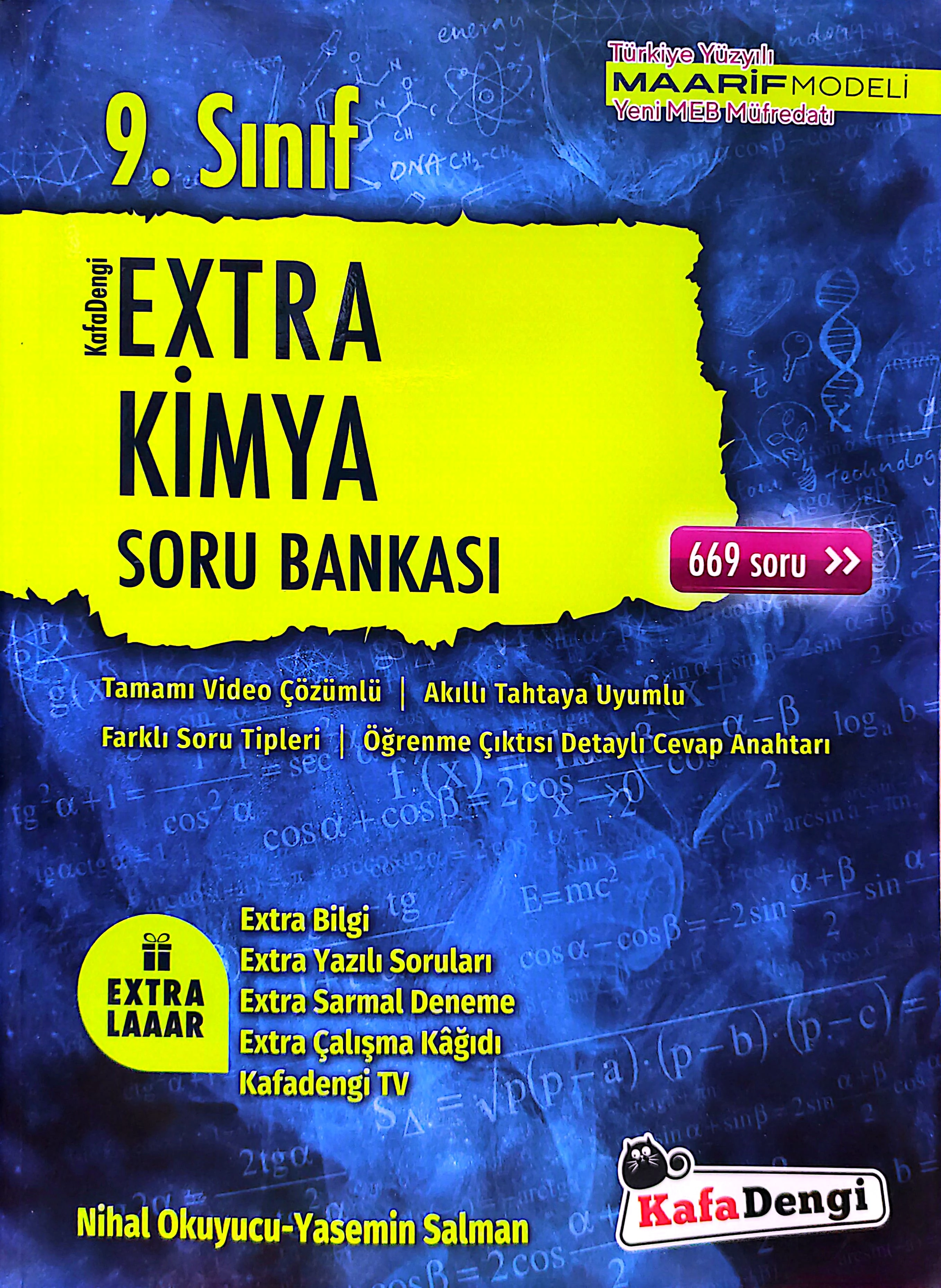 Kafa Dengi 9.Sınıf Extra  Kimya Soru Bankası 2025-26 YENİ