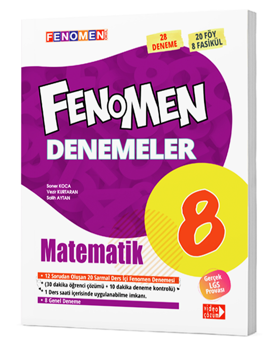 Fenomen 8 Matematik Denemeler (28 Deneme)