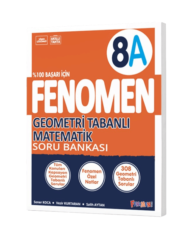 Fenomen 8 Geometri Tabanlı Matematik Soru Bankası (A)