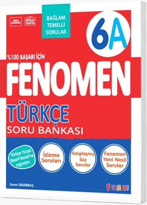 FENOMEN 6 TÜRKÇE SORU BANKASI (A) 2026-2027 YENİ MÜFREDAT