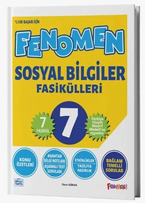 Fenomen Okul Yayınları 7. Sınıf Sosyal Bilgiler Fasikülleri 2027