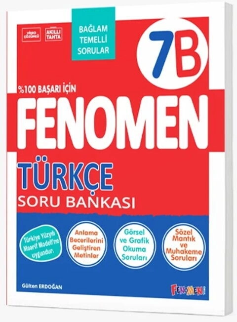 Fenomen Okul Yayınları 7. Sınıf Türkçe B Fenomen Soru Bankası 2026-2027 **YENİ**