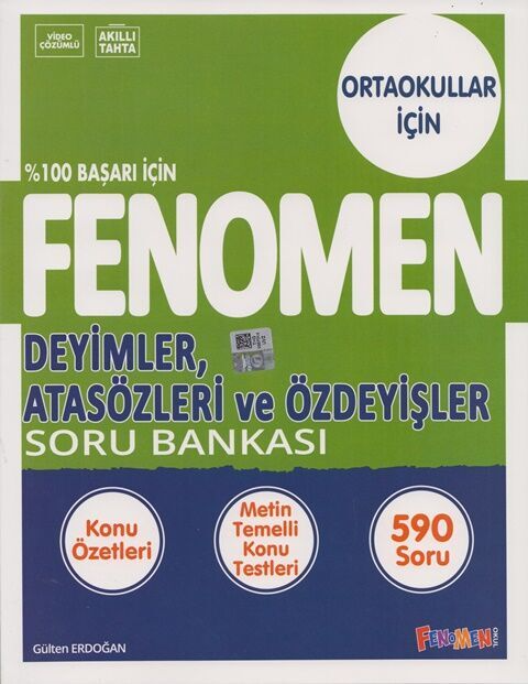 Fenomen 8 Deyimler Atasözleri Ve Özdeyişler Soru Bankası