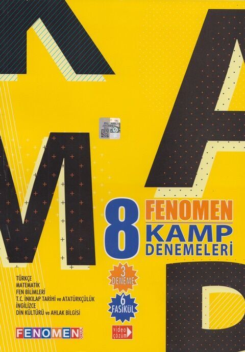 Fenomen 8 Kamp Kitabı Tüm Dersler Denemesi (3 Deneme)