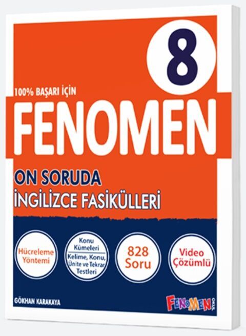 Fenomen 8 On Soruda İngilizce Fasikülleri (4 Fasikül)