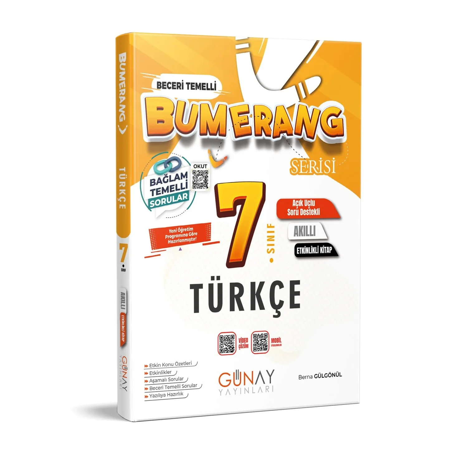 Günay Yayınları 7. Sınıf Bumerang Etkinlikli Türkçe 2026-2027 **YENİ**