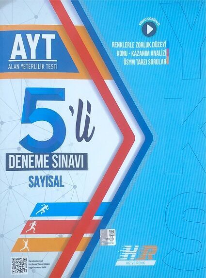 YKS AYT HIZ ve RENK DENEME 5Lİ SY VİDEO - 24-25