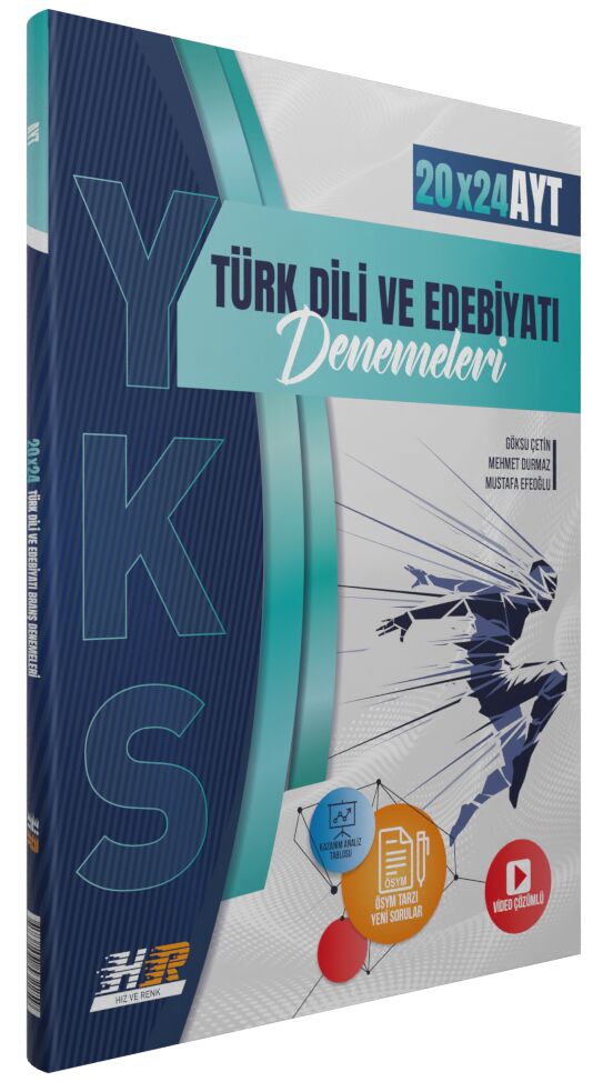 YKS AYT HIZ ve RENK DENEME EDEBİYAT(20*24)- 24-25