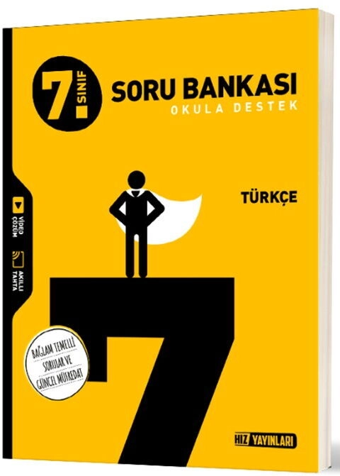 Hız Yayınları 7. Sınıf Türkçe Soru Bankası 2026-2027 **YENİ**