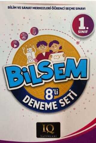 IQ Yayınları 1. Sınıf Bilsem 8`li Deneme Seti 2025