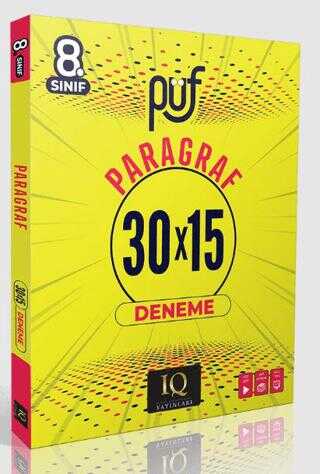 IQ Yayınları LGS PÜF Paragraf 30x15 Deneme 2025