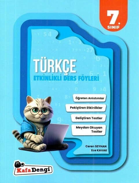 Kafa Dengi 7. Sınıf Türkçe Etkinlikli Ders Föyleri 2025-26 YENİ