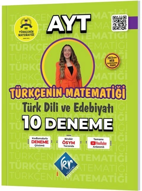 KR AKADEMİ Gamze Hoca Türkçenin Matematiği AYT Türk Dili ve Edebiyatı 10 Deneme