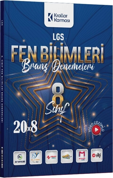 KRALLAR KARMASI 8.SINIF 20*8 DENEME FEN BİLM -2025