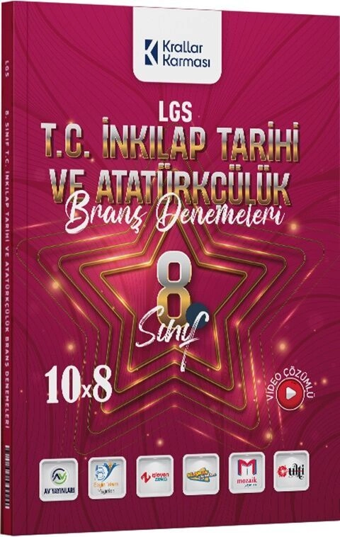 KRALLAR KARMASI 8.SINIF10*8 DENEME İNKİLAP DE-2025