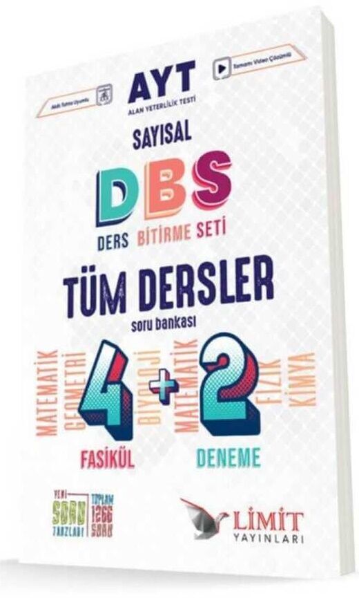 Limit Ayt Tüm Dersler 4+2 Soru Bankası (Sayısal)