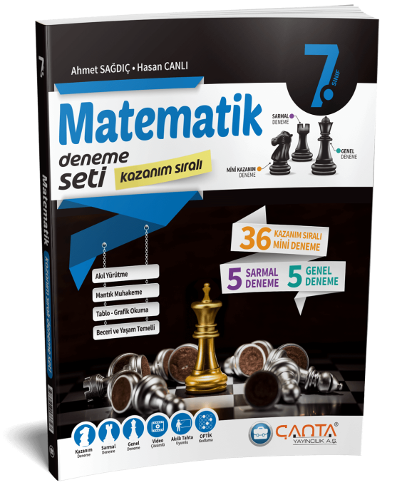 ÇANTA 7. Sınıf Matematik Kazanım Sıralı Deneme Seti