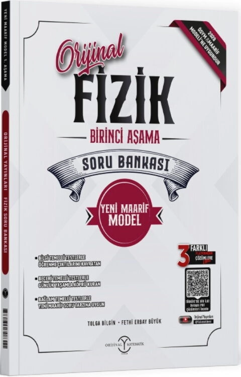 Orijinal Yayınları Fizik Maarif Birinci Aşama Soru Bankası  2026-2027 **YENİ**