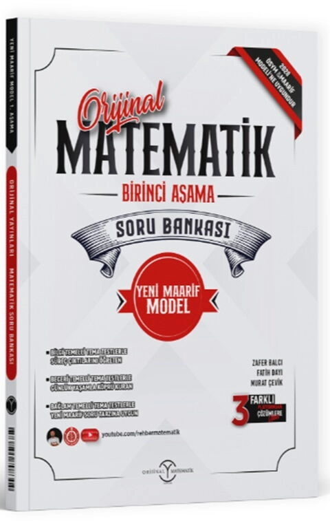 Orijinal Yayınları Matematik 1. Aşama Maarif Modeli Soru Bankası 2026-2027 **YENİ**