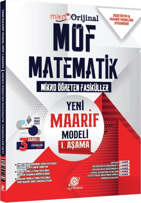 Orijinal Yayınları Matematik MÖF Maarif Model 1. Aşama 2026-2027 **YENİ**