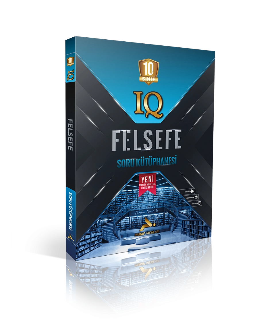 Paraf Yayınları 10. Sınıf IQ Felsefe Soru Kütüphanesi 2025-26 YENİ MÜFREDAT