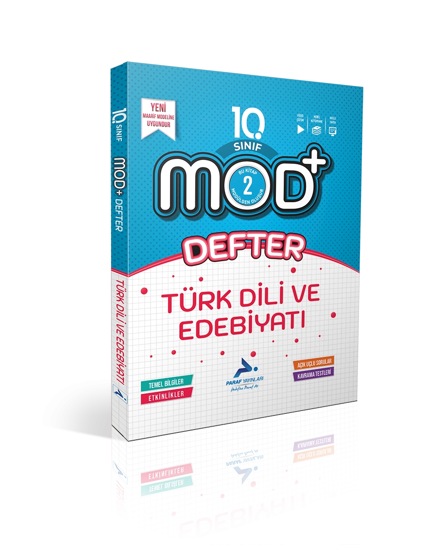 PARAF 10. Sınıf MOD Türk Dili ve Edebiyatı Konu Anlatım 2025-26 YENİ MÜFREDAT