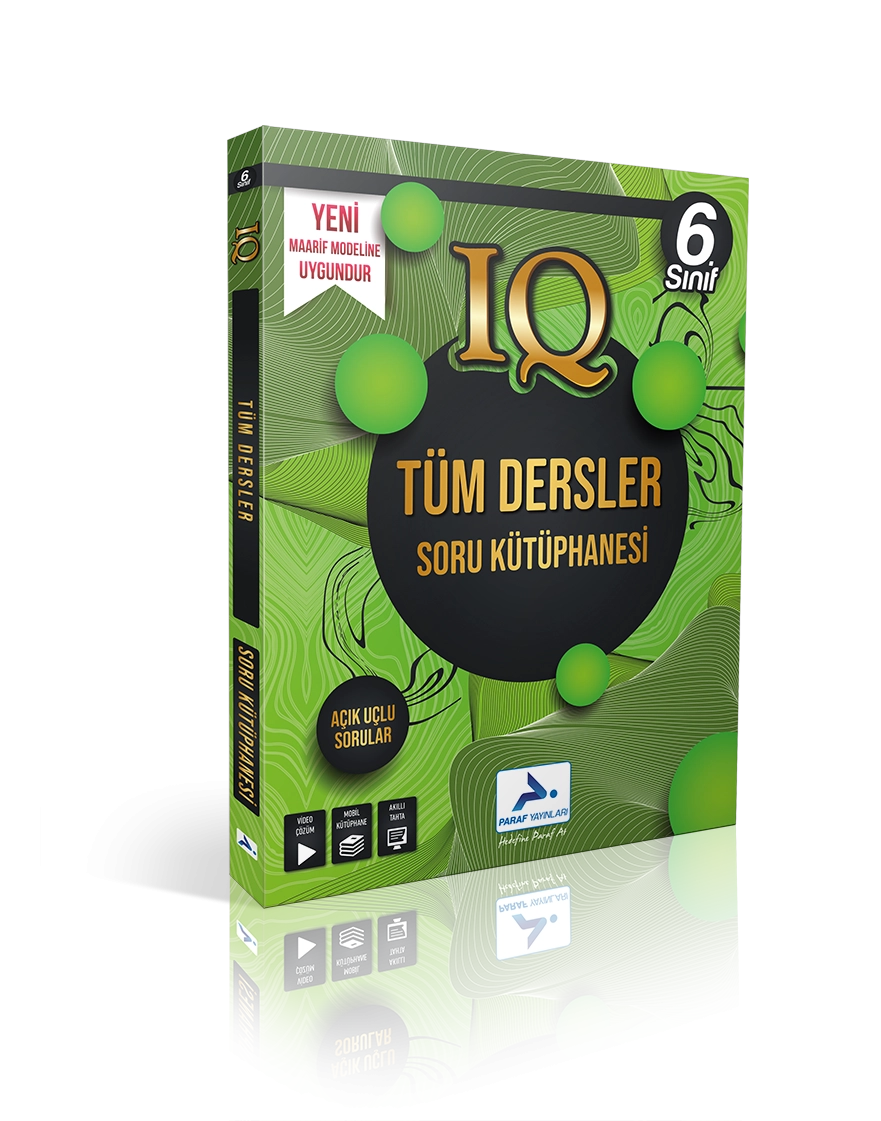 PARAF 6.SINIF IQ TÜM DERSLER SORU KÜTÜPHANESİ-2025-2026 YENİ MÜFREDAT