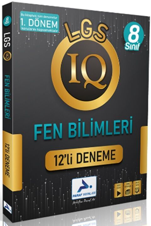 Paraf 8.Sınıf Iq Fen Bil.12 Li Denenem 2023 1.Dönem Konuları
