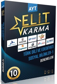Elit Karma Ayt Edeb.Sosyal1-10 Lu Deneme - 2023 Meb Yeni Müfredat