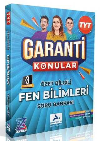 PARAF Z TAKIM TYT FEN BİL.GARANTİ KONULAR SORU BANKASI