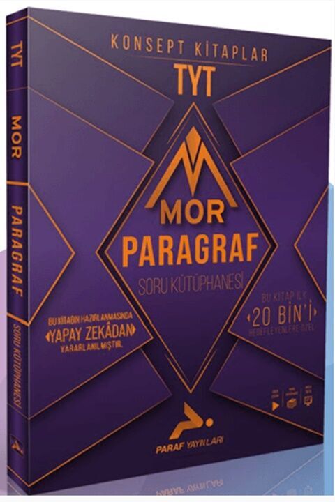 Paraf Yayınları TYT Paragraf Mor Soru Kütüphanesi