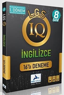 Paraf 8.Sınıf Iq İngilizce 16 Li Deneme 2023 1.Dönem Konuları