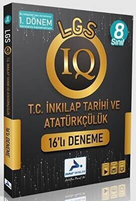 Paraf 8.Sınıf Iq İnkılap Tarihi 16 Lı Deneme 2023 1.Dönem Konuları