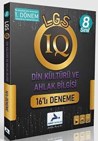 Paraf 8.Sınıf Iq Din Kültürü 16 Lı Deneme 2023 1.Dönem Konuları