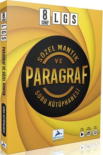 Paraf 8.Sınıf Sözel Mantık Ve Paragraf Soru Kütüpha
