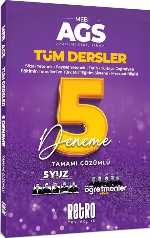 RETRO MEB AGS TÜM DERSLER 5 Lİ DENEME