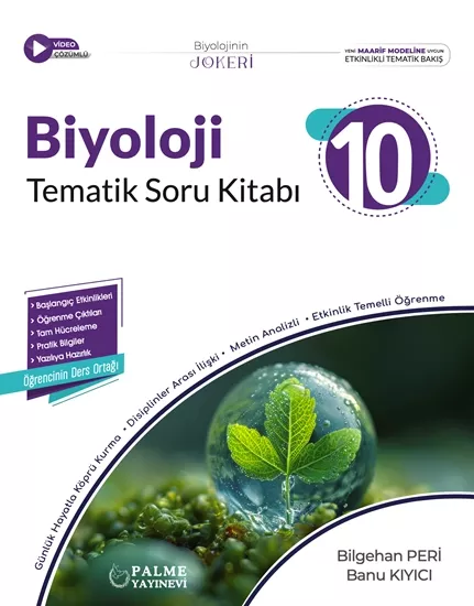 Palme 10.Sınıf Biyoloji Tematik Soru Kitabı 2025-26 YENİ MÜFREDAT