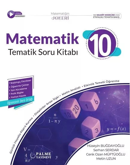 Palme 10.Sınıf Matematik Tematik Soru Kitabı 2025-26 YENİ MÜFREDAT