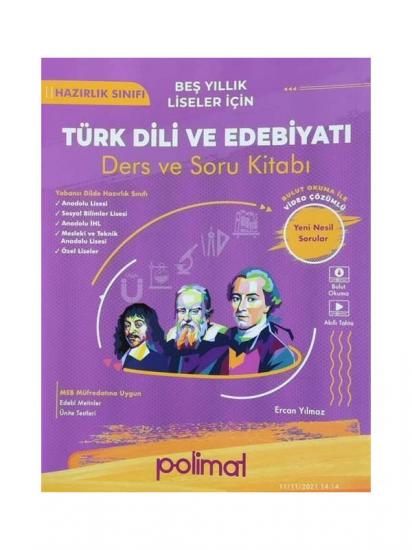 Polimat Hazırlık Sınıfı  Türk Dili ve EdebiyatıSoru Kitabı