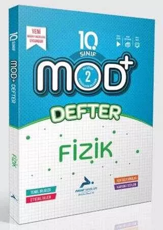 PARAF 10. Sınıf Fizik MOD Konu Anlatımlı Defter 2025-26 YENİ MÜFREDAT