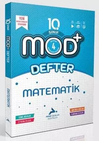 PARAF 10. Sınıf Matematik MOD konu Anlatım Defteri 2025-26 YENİ MÜFREDAT