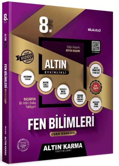 Altın Karma 8.Sınıf Fen Bilimleri Altın Etkinlikli Kazan 2025-26