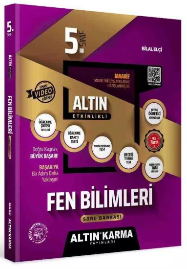 Altın Karma 5.Sınıf Fen Bilimleri Altın Etkinlikli Kazan 2025-26