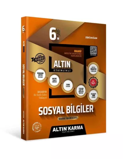 ALTIN KARMA 6.Sınıf Sosyal Bilgiler Altın Etkinlikli Soru 2025-26